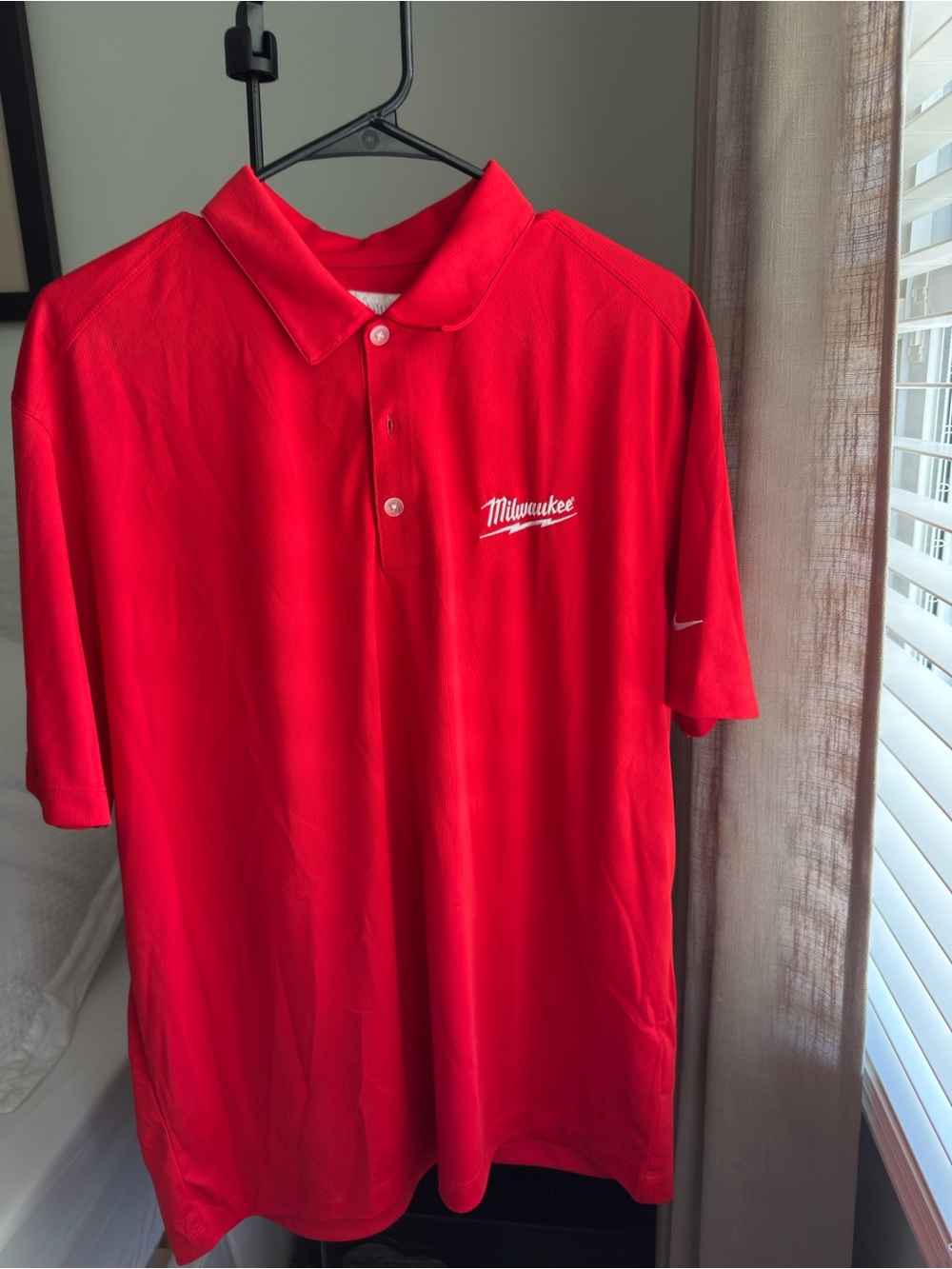 Milwaukee Tools Red Polo Shirt - Men's Collared Tee